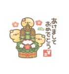 うごく！もちぴよ隊のお正月♪【再販】（個別スタンプ：1）