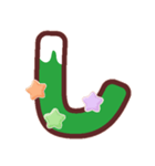 クリスマスカラー♡ひらがな①（個別スタンプ：12）