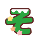 クリスマスカラー♡ひらがな①（個別スタンプ：15）