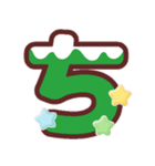 クリスマスカラー♡ひらがな①（個別スタンプ：17）