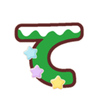 クリスマスカラー♡ひらがな①（個別スタンプ：19）