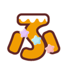 クリスマスカラー♡ひらがな①（個別スタンプ：28）