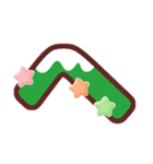 クリスマスカラー♡ひらがな①（個別スタンプ：29）