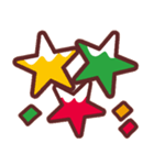 クリスマスカラー♡ひらがな①（個別スタンプ：40）