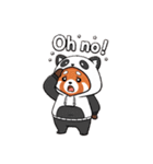 パンダになりたいレッサーパンダ2（個別スタンプ：3）