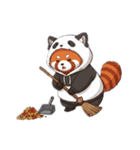 パンダになりたいレッサーパンダ2（個別スタンプ：14）