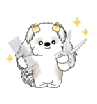 シーズー犬 2025 「スケジュールなどに」（個別スタンプ：32）
