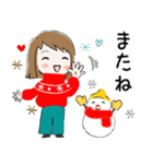 普通に大人女子 （年末年始編）7（個別スタンプ：27）