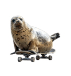 もちもちゴマフアザラシのアクション集（個別スタンプ：39）