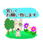 ブルテリア錦四郎02（個別スタンプ：8）