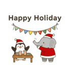 心ぬくもる冬支度 クリスマスと冬の気遣い（個別スタンプ：1）