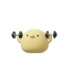 ひよこの日常（3D編）（個別スタンプ：19）