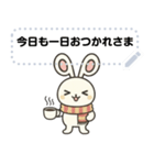 理容室の予約に使えるカットンのスタンプ（個別スタンプ：5）