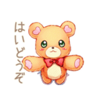 やさしいくまのやわらかお願い♡断り方（個別スタンプ：9）