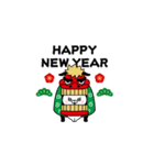 飛び出す！ドSうさぎちゃん＠お正月/再販（個別スタンプ：3）