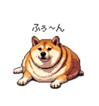 マイペースな気分屋ふとっちょ柴犬 許して（個別スタンプ：27）