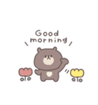 笑い多めあいさつ◎ちびっこくまさん #1（個別スタンプ：22）