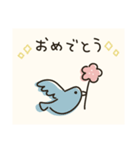 毎年使える@ゆるかわ年賀状/あけおめ（個別スタンプ：15）