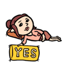 銭湯女子★年末年始2025【リメイク版】（個別スタンプ：5）