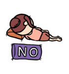 銭湯女子★年末年始2025【リメイク版】（個別スタンプ：6）