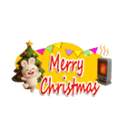 おはうさ再び【冬の省エネでぷっくり3D】（個別スタンプ：4）