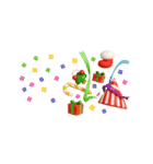 おはうさ再び【冬の省エネでぷっくり3D】（個別スタンプ：13）