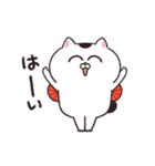 動く！ねこちゃんだもの★お正月＆クリスマス（個別スタンプ：5）