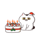 動く！ねこちゃんだもの★お正月＆クリスマス（個別スタンプ：24）