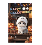 パンダ帽が可愛い猫 毎日使える 敬語 BIG（個別スタンプ：32）