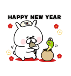 ゆるうさぎの日常＆正月＆クリスマス（個別スタンプ：27）