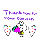 (nenerin日常スタンプ555英語気遣い)（個別スタンプ：27）