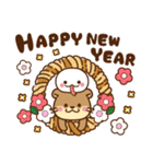 コツメカワウソ♡お正月(年末年始)再販（個別スタンプ：4）