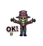 アンデッド動く⚰️スケルタル・ギタリスト（個別スタンプ：12）