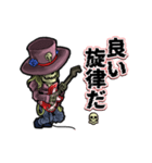 アンデッド動く⚰️スケルタル・ギタリスト（個別スタンプ：20）