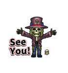 アンデッド動く⚰️スケルタル・ギタリスト（個別スタンプ：24）