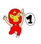 【あけおめ】謎のレスラー59（個別スタンプ：34）