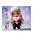 ❤️金髪帽子ギャル3❤️～好きぴ＆友達編❤～（個別スタンプ：6）