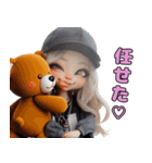 ❤️金髪帽子ギャル3❤️～好きぴ＆友達編❤～（個別スタンプ：14）