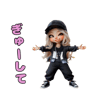 ❤️金髪帽子ギャル3❤️～好きぴ＆友達編❤～（個別スタンプ：16）