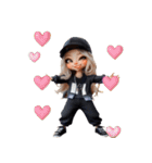 ❤️金髪帽子ギャル3❤️～好きぴ＆友達編❤～（個別スタンプ：17）