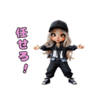 ❤️金髪帽子ギャル3❤️～好きぴ＆友達編❤～（個別スタンプ：19）