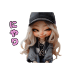 ❤️金髪帽子ギャル3❤️～好きぴ＆友達編❤～（個別スタンプ：21）
