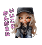 ❤️金髪帽子ギャル3❤️～好きぴ＆友達編❤～（個別スタンプ：22）