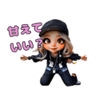 ❤️金髪帽子ギャル3❤️～好きぴ＆友達編❤～（個別スタンプ：23）