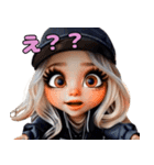 ❤️金髪帽子ギャル3❤️～好きぴ＆友達編❤～（個別スタンプ：24）