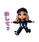 ❤️金髪帽子ギャル3❤️～好きぴ＆友達編❤～（個別スタンプ：25）