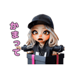 ❤️金髪帽子ギャル3❤️～好きぴ＆友達編❤～（個別スタンプ：30）