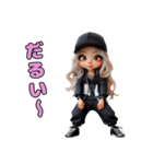 ❤️金髪帽子ギャル3❤️～好きぴ＆友達編❤～（個別スタンプ：33）