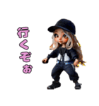 ❤️金髪帽子ギャル3❤️～好きぴ＆友達編❤～（個別スタンプ：36）