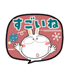 うさぎサン★北欧風 吹き出し 大人（個別スタンプ：27）